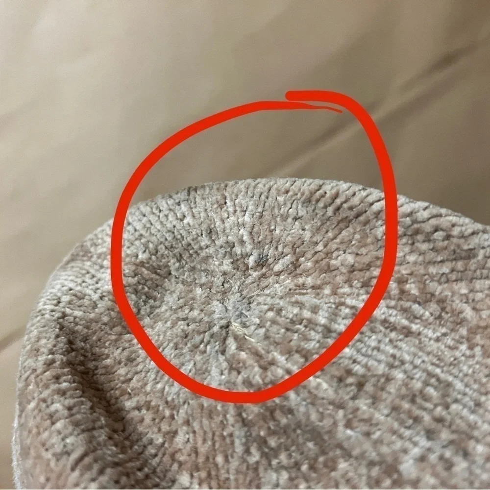 Anthropologie chenille fedora